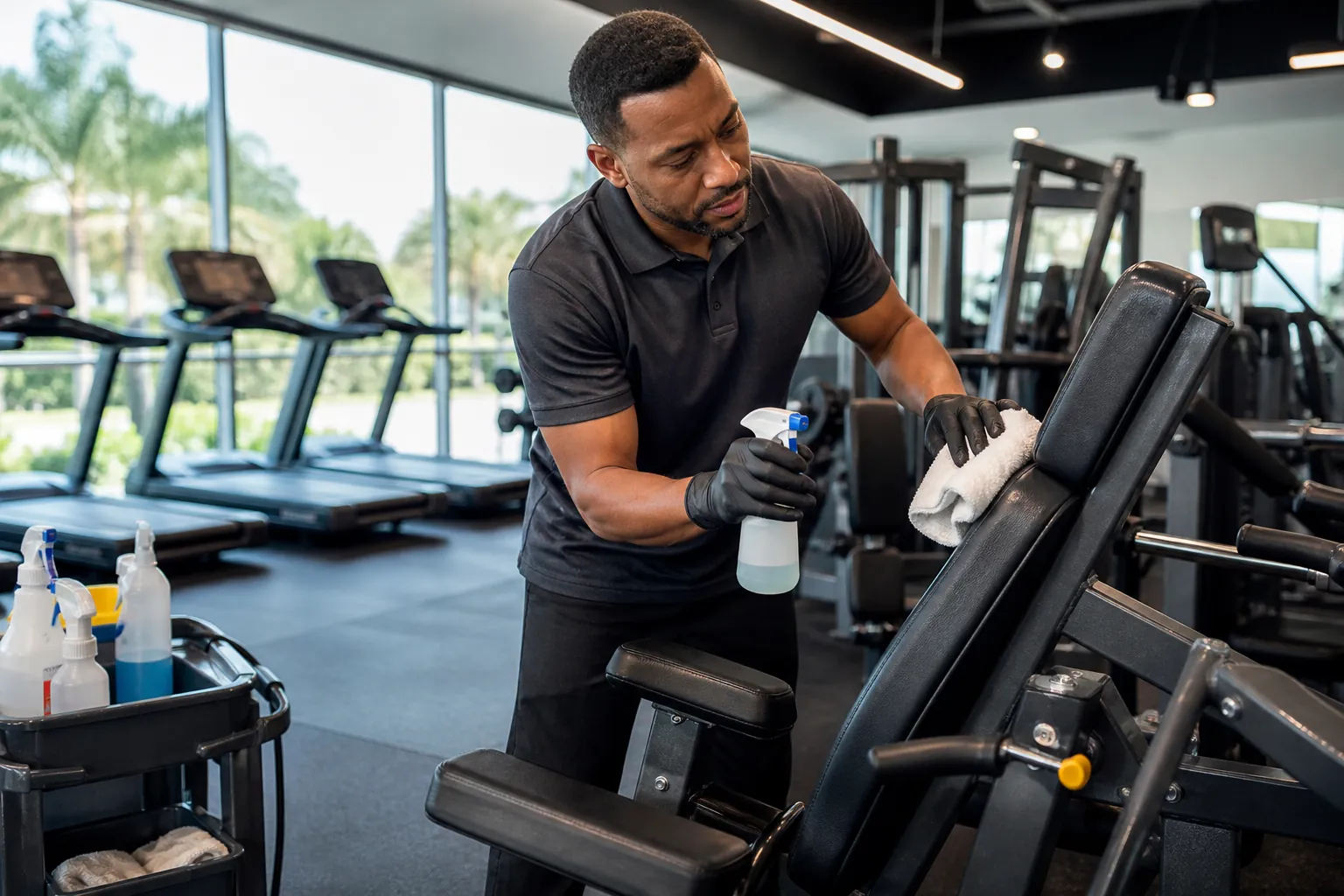 Gym Cleaning by Matrix Facility Solutions